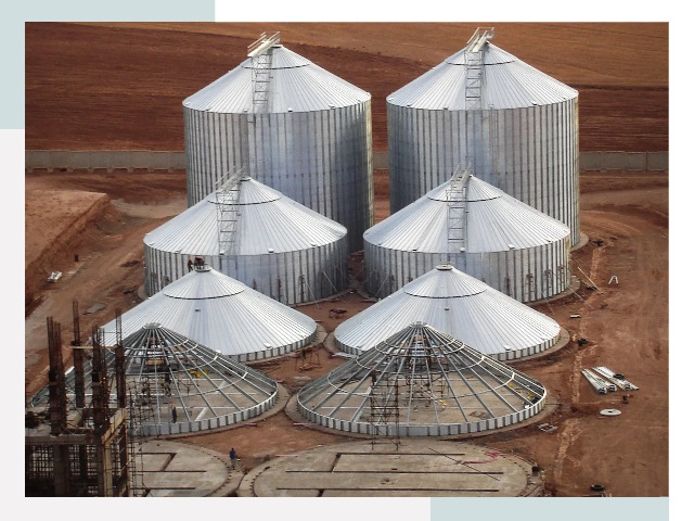 Строительство зерновых силосов в Дедовске