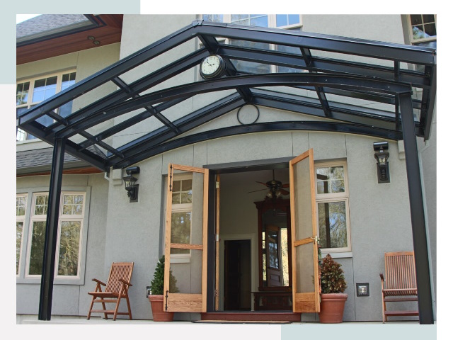 Козырьки металлические в Дедовске