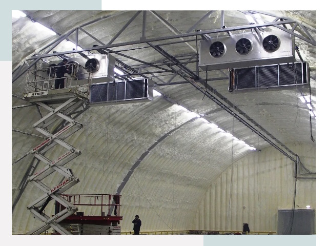Оснащение ангаров в Дедовске
